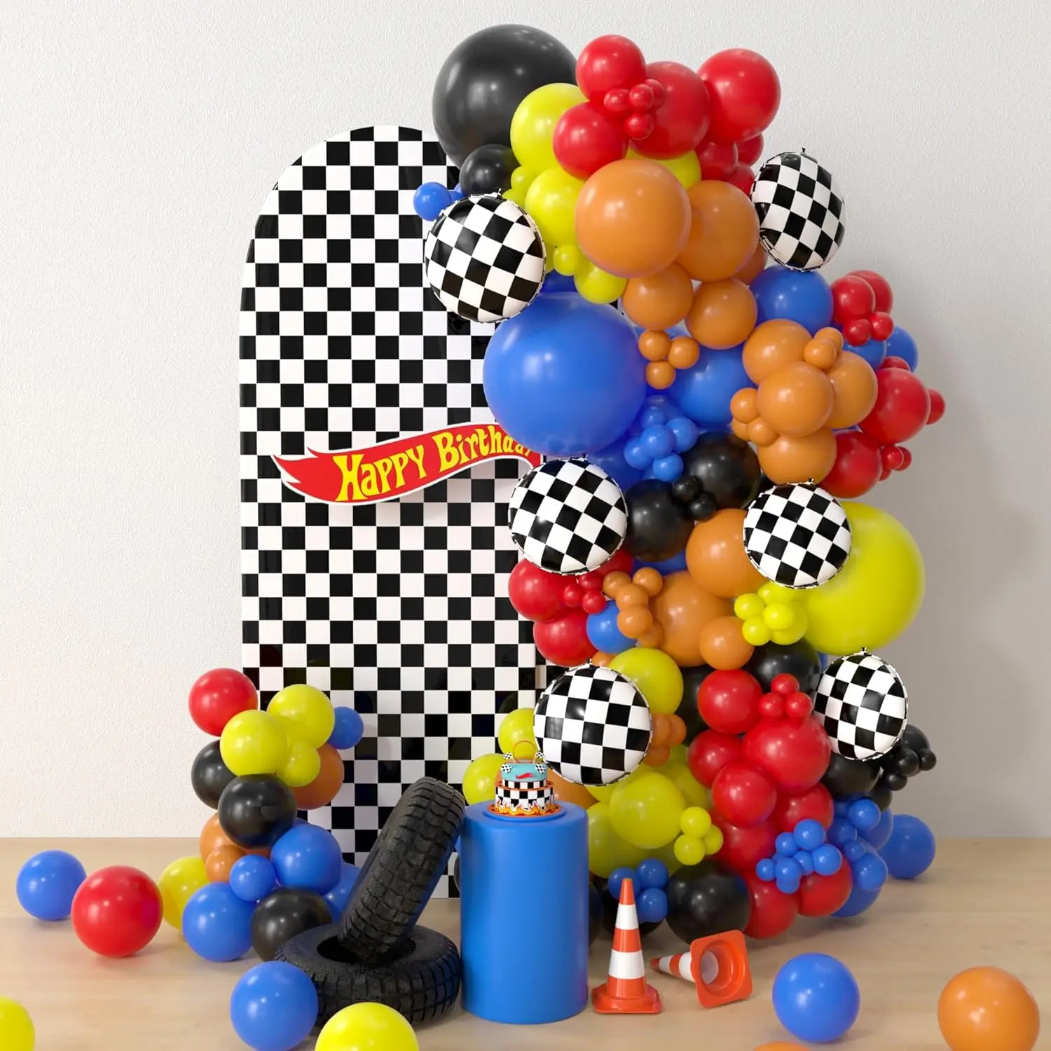 Racing Theme Garland Arch Kit Blue Black Red Latex Balloons Boy Birthday Racing Car Party Decoration Supplies Baby Shower
Racing Theme Garland Arch Kit Blue Black Red Latex Balloons Boy Birthday Racing Car Party Decoration Supplies Baby Shower