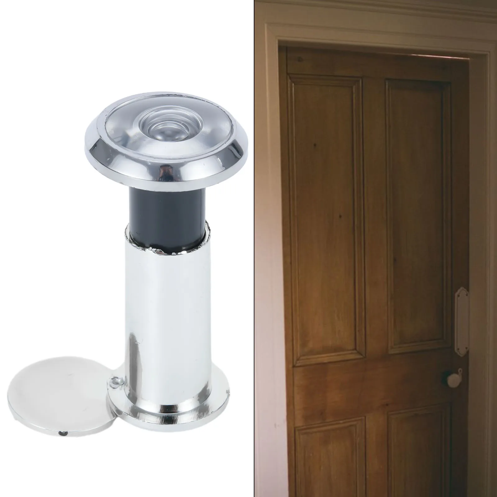 220 Degree Door Peephole Wide Angle Glass Lens Eye Sight Hole Metal Housing Designed for Convenience on 50 75mm Doors
220 Degree Door Peephole Wide Angle Glass Lens Eye Sight Hole Metal Housing Designed for Convenience on 50 75mm Doors
