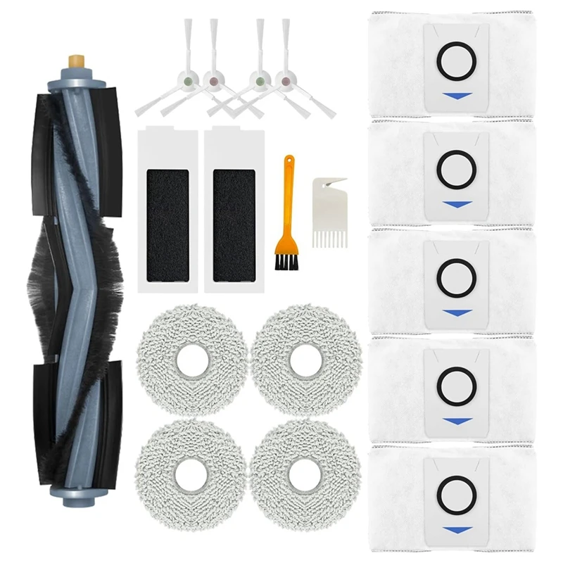 Сменные аксессуары для пылесоса Ecovacs Deebot T20 Omni, основная щетка, мешки для пыли, Фильтры HEPA, накладки для швабры
Сменные аксессуары для пылесоса Ecovacs Deebot T20 Omni, основная щетка, мешки для пыли, Фильтры HEPA, накладки для швабры