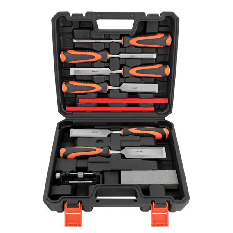 10Pcs Anti-Knock Woodworking Chisel Flat Head Flat Shovel Woodworking Chisel Slotted Wood Chisel Maintenance Kit Easy Install
10Pcs Anti-Knock Woodworking Chisel Flat Head Flat Shovel Woodworking Chisel Slotted Wood Chisel Maintenance Kit Easy Install