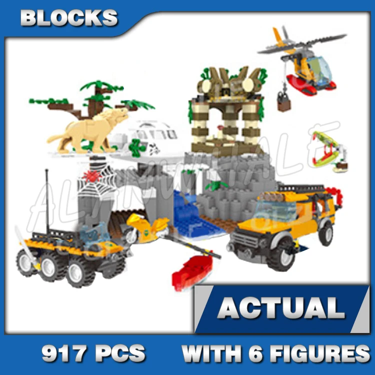 917pcs City Jungle Exploration Site Plane Temple Heavy Observation Truck Kayak 10712 Building Block Toys Compatible With Model
917pcs City Jungle Exploration Site Plane Temple Heavy Observation Truck Kayak 10712 Building Block Toys Compatible With Model