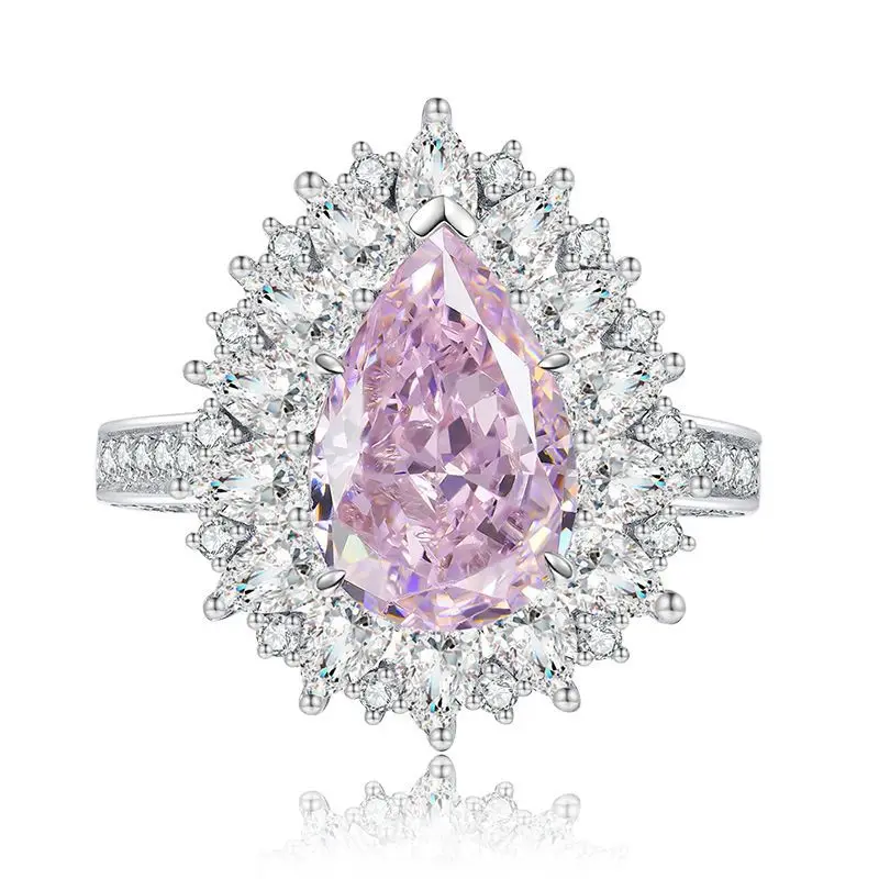 2023 New 925 Silver 8 * 12 High Carbon Diamond Powder Diamond Water Drop Ring for Women in Europe and America Luxury Fashion
2023 New 925 Silver 8 * 12 High Carbon Diamond Powder Diamond Water Drop Ring for Women in Europe and America Luxury Fashion