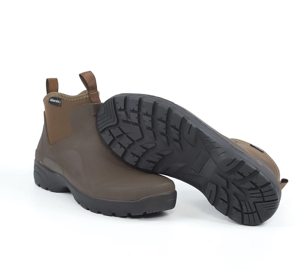 High-End ort Rubber Rain Boots for Men Waterproof Non-Slip Comfortable Fiing Outdoor Boots Car Wa oes No Foot Odor