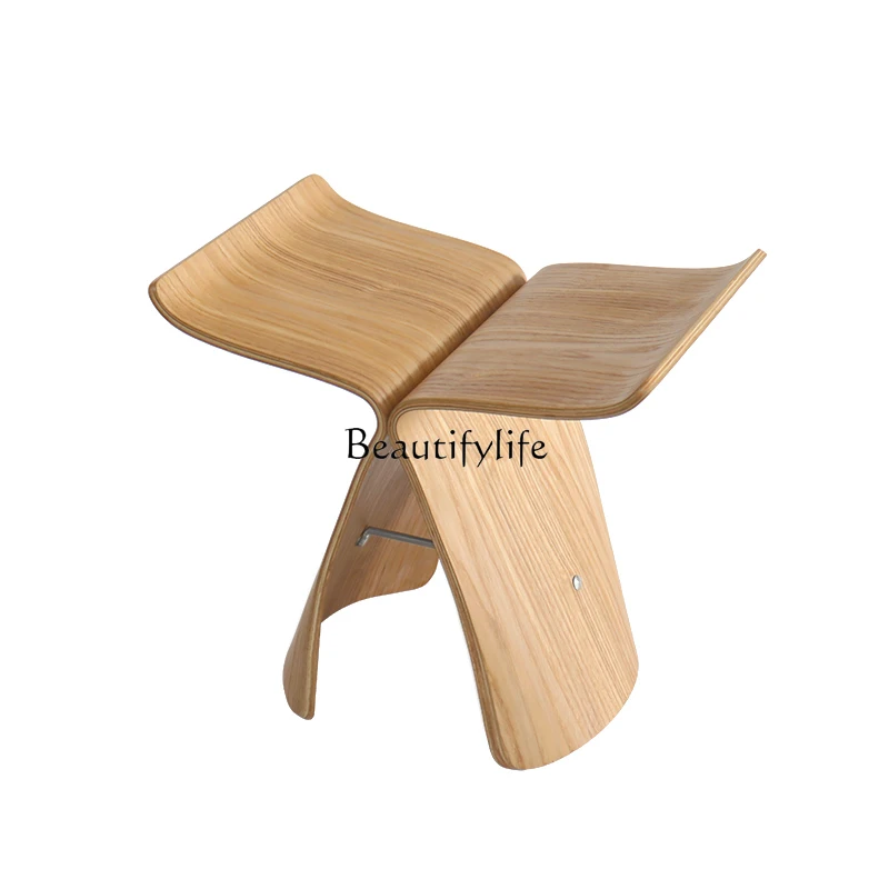 Home Light Luxury Butterfly Stool Japanese Creative Shoes Changing Simple Low Stool 
Home Light Luxury Butterfly Stool Japanese Creative Shoes Changing Simple Low Stool