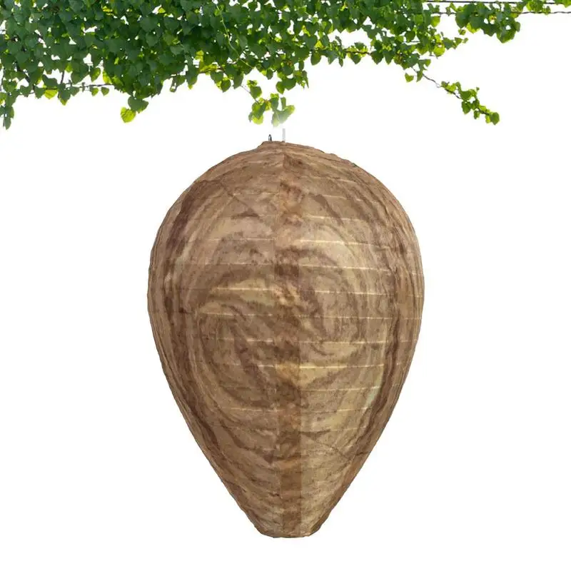 Wasp Nest Deterrents Waterproof Fake Hornets Nest Yellow Jacket Trap Wasp Nest Removal Tool Carpenter Bee Traps For Outdoors 
Wasp Nest Deterrents Waterproof Fake Hornets Nest Yellow Jacket Trap Wasp Nest Removal Tool Carpenter Bee Traps For Outdoors
