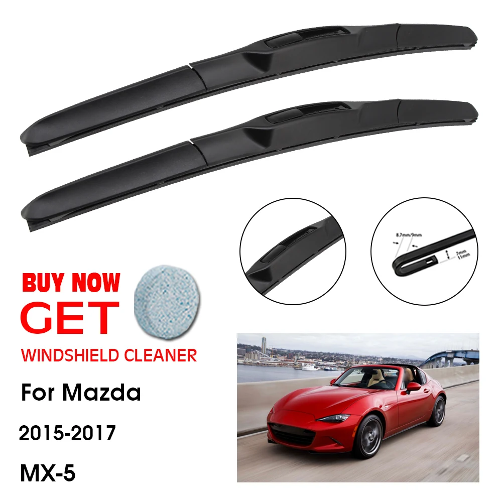 Автомобильная щетка стеклоочистителя для Mazda MX-5 19 + 18 дюймов 2015-2017, лобовое стекло, стеклоочистители, аксессуары
Автомобильная щетка стеклоочистителя для Mazda MX-5 19 + 18 дюймов 2015-2017, лобовое стекло, стеклоочистители, аксессуары