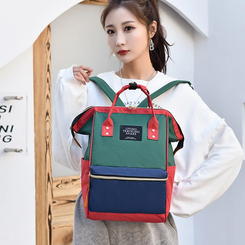 JY Mommy Bag Fashion Trend Panel Color Handbag Casual Simple Zipper backpack JZ-8899
JY Mommy Bag Fashion Trend Panel Color Handbag Casual Simple Zipper backpack JZ-8899