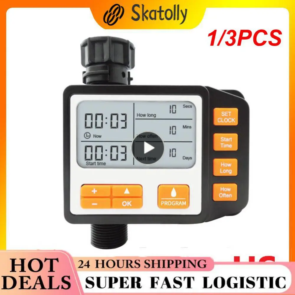 1/3PCS Irrigation Controller Electronic Smart Garden Irrigation System Water Timer Lawn Flower Sprinkler Watering Water
1/3PCS Irrigation Controller Electronic Smart Garden Irrigation System Water Timer Lawn Flower Sprinkler Watering Water