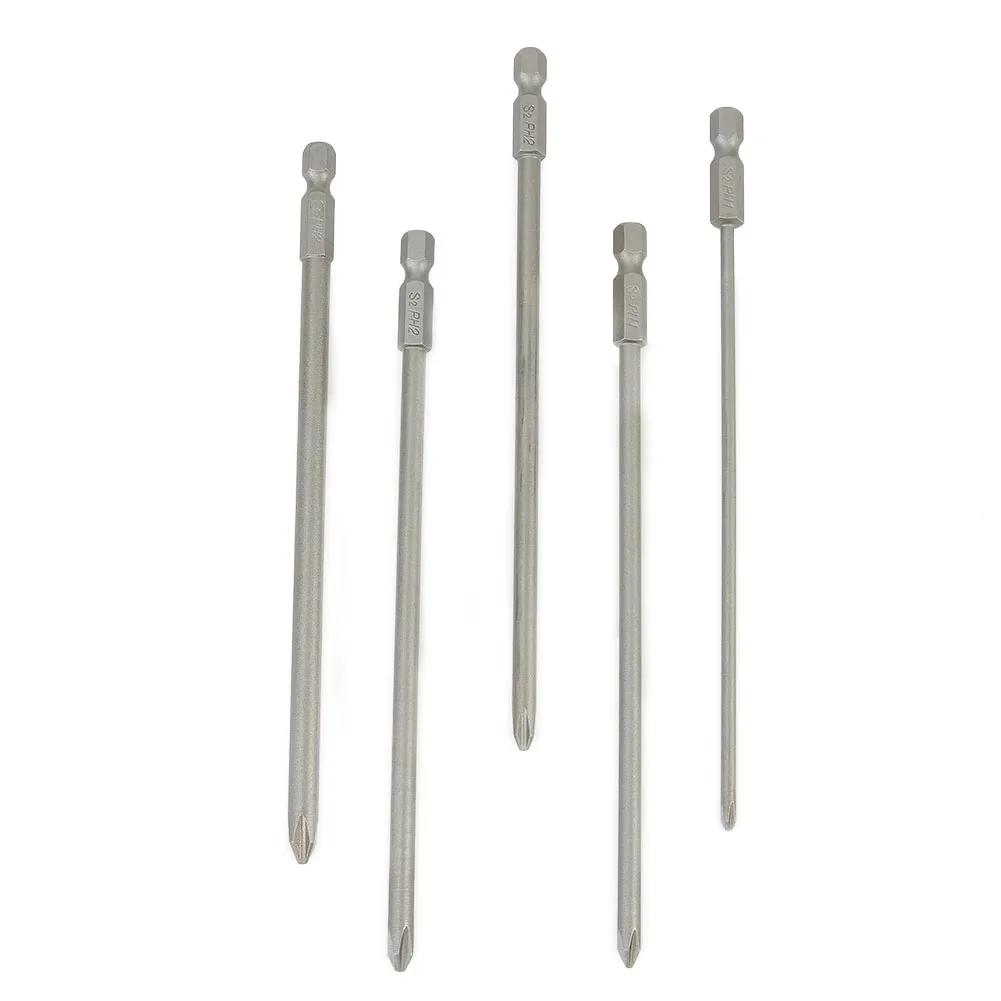 Electric Screwdriver Bit Set Kit Long Reach Magnetic Cross Head Screwdriver Bits Set PH1 PH2 1/4 Hex 150mm (5Pcs)
Electric Screwdriver Bit Set Kit Long Reach Magnetic Cross Head Screwdriver Bits Set PH1 PH2 1/4 Hex 150mm (5Pcs)