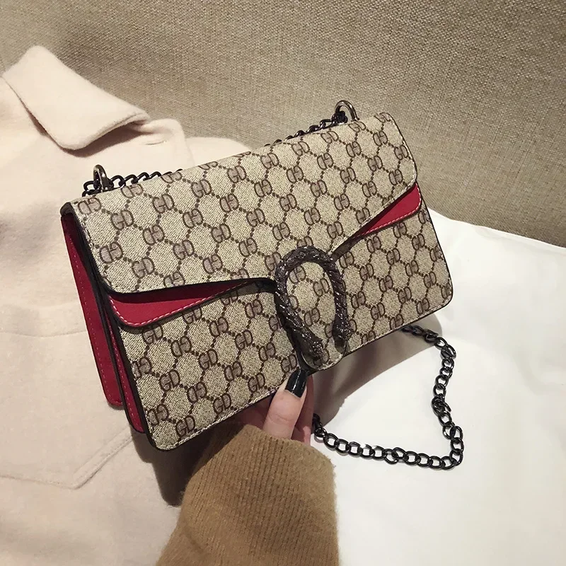 High Quality Retro Printed Chain Bag Crossbody Simple Underarm Bag Single Shoulder Bags 2024 New Fashion Girls Party Bags
High Quality Retro Printed Chain Bag Crossbody Simple Underarm Bag Single Shoulder Bags 2024 New Fashion Girls Party Bags