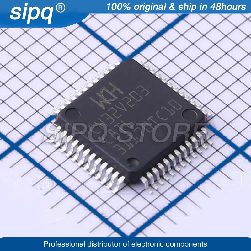 10 шт./партия CH32V203C8T6 32V203C8T6 LQFP-48(7x7) MCU абсолютно новый и оригинальный цвет
10 шт./партия CH32V203C8T6 32V203C8T6 LQFP-48(7x7) MCU абсолютно новый и оригинальный цвет