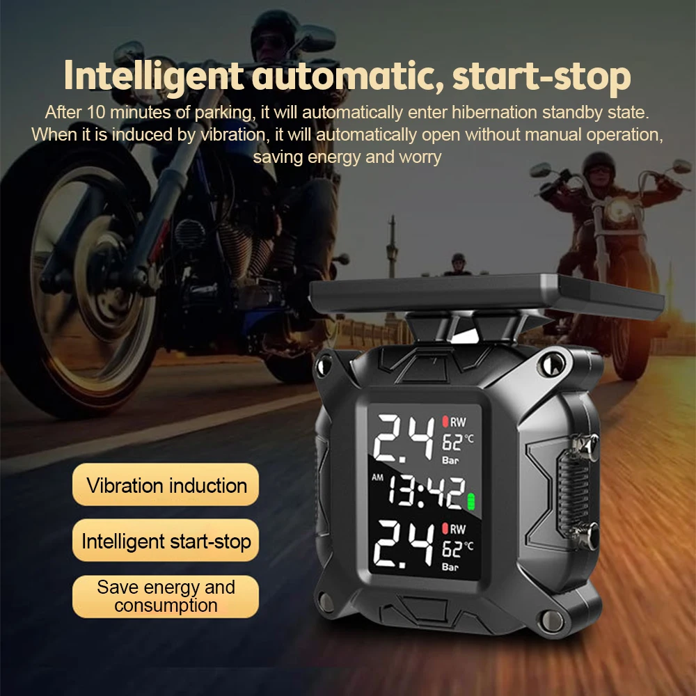 Motorcycle Tire Pressure Monitor M7 Tire Detection Alarm System Real Time Monitoring Wireless Digital Display Pressure Detector
Motorcycle Tire Pressure Monitor M7 Tire Detection Alarm System Real Time Monitoring Wireless Digital Display Pressure Detector