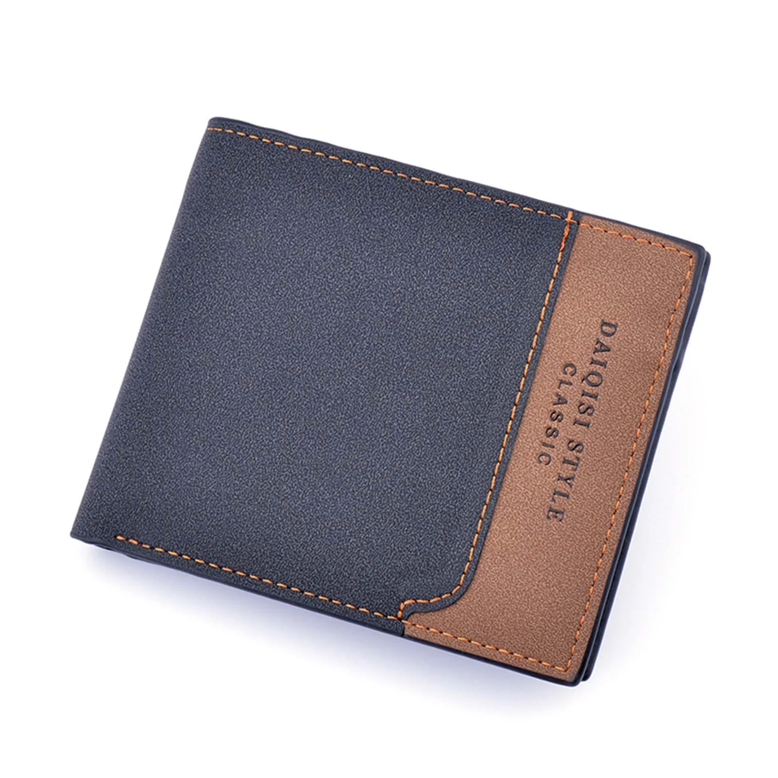 Men's Fashion Contrast Color Frosted Short Wallet Large Capacity Portable Coin Purse For Men Male Youth
Men's Fashion Contrast Color Frosted Short Wallet Large Capacity Portable Coin Purse For Men Male Youth