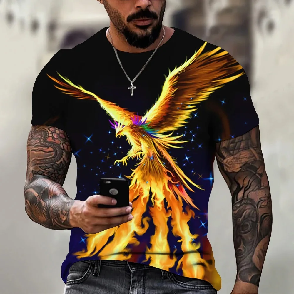 Summer Men T-shirt 3D gold immortals printed short-sleeved T-shirt street t-shirt menclothing
Summer Men T-shirt 3D gold immortals printed short-sleeved T-shirt street t-shirt menclothing