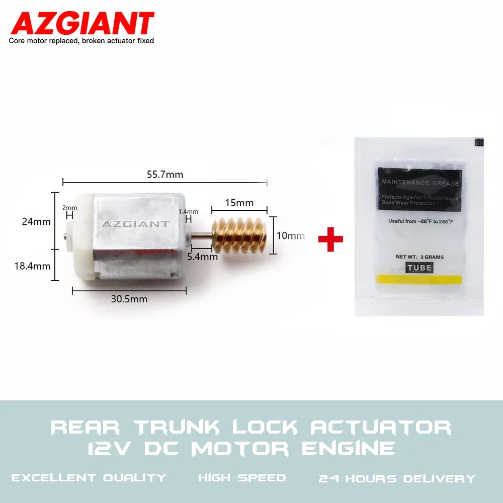 

AZGIANT 2754528 Rear Trunk Lock Actuator Assembly 12V DC Motor Engine Repair Tool For MINI JCW Challenge