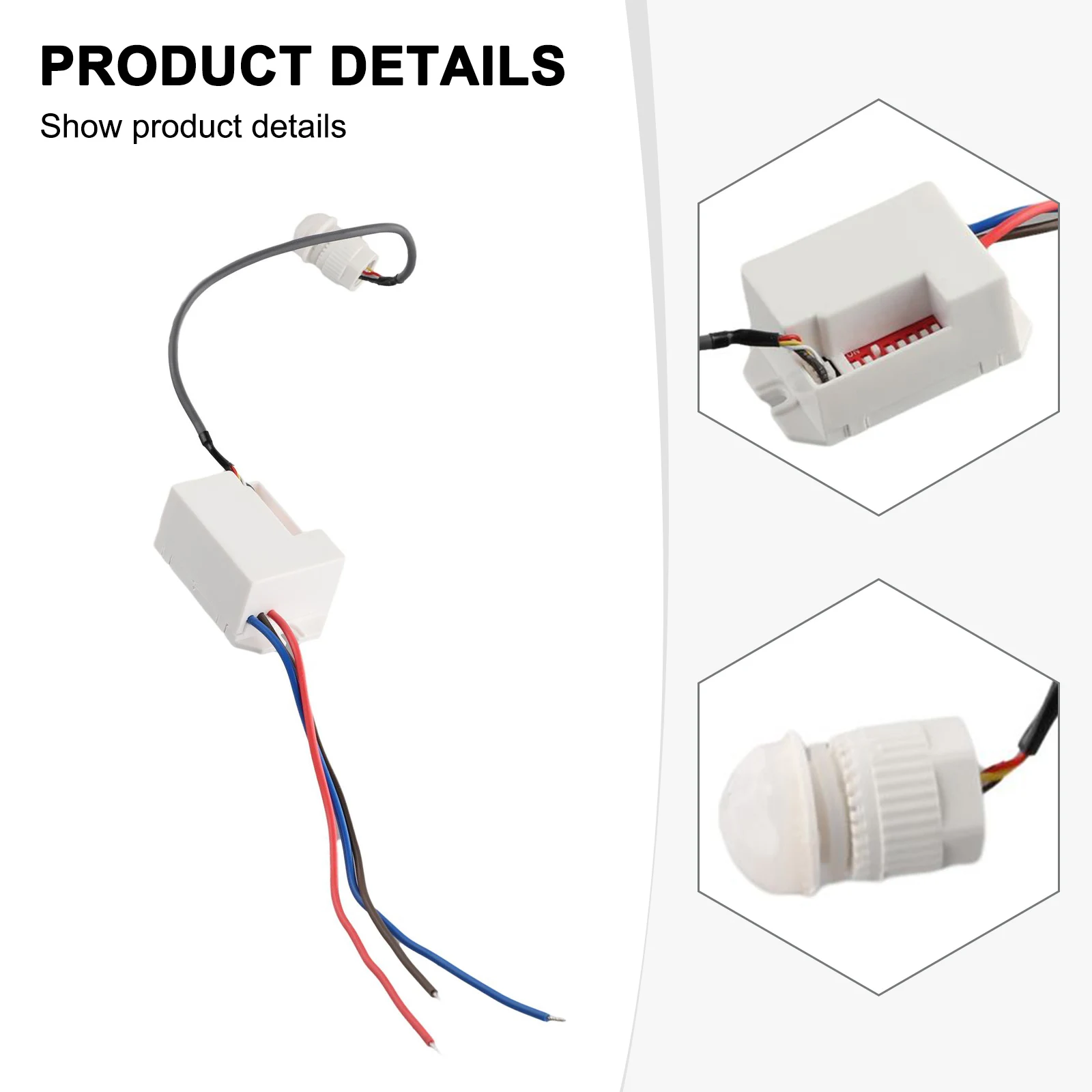 Brand New Sensor Detector Sensor Switch Adjustable Detection Range 6m Easy To Install Rated Load 800W Switch Sensor
Brand New Sensor Detector Sensor Switch Adjustable Detection Range 6m Easy To Install Rated Load 800W Switch Sensor
