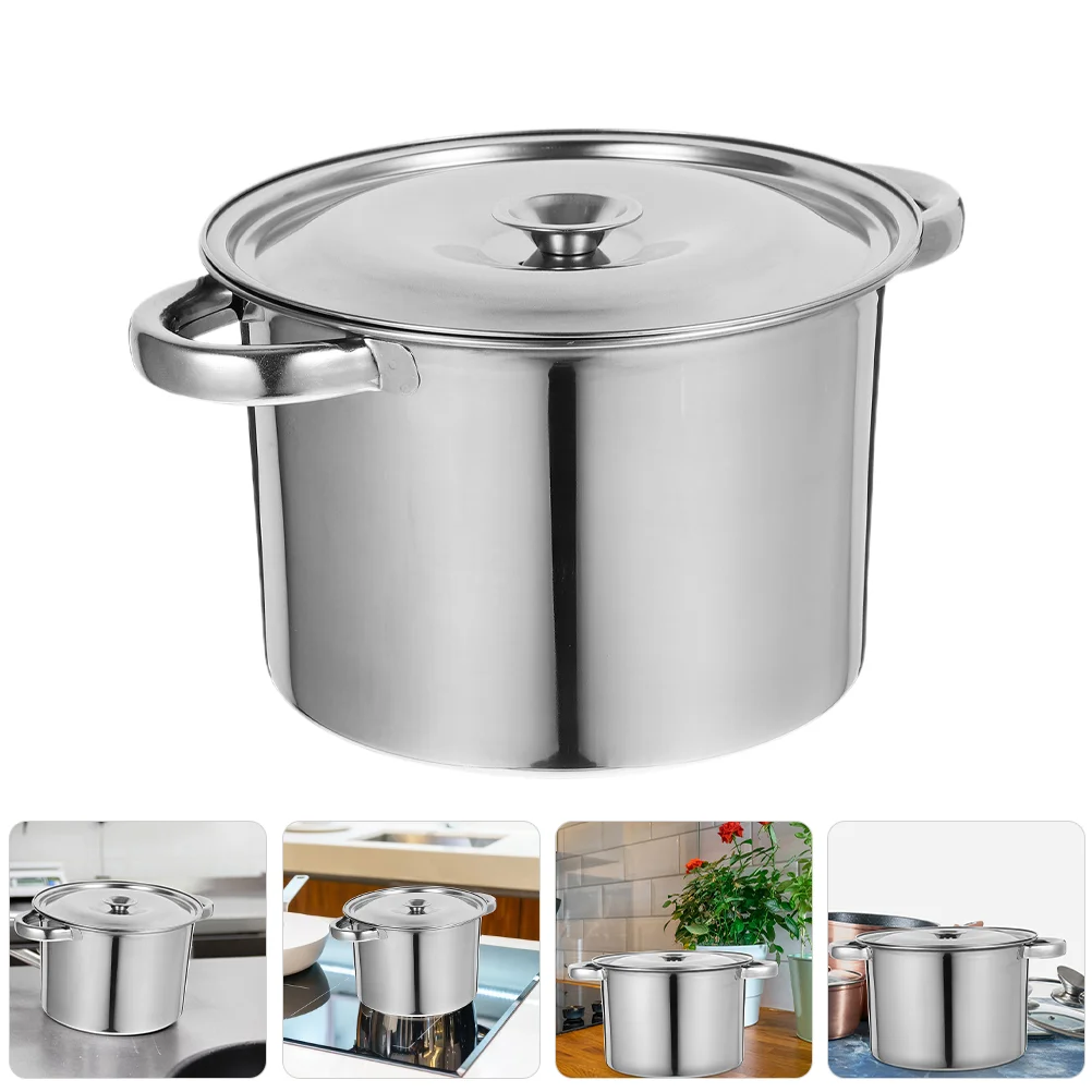 Stainless Steel Rice Bucket Porridge Bucket Soup Bucket Pot with Lid Kitchen Supply
Stainless Steel Rice Bucket Porridge Bucket Soup Bucket Pot with Lid Kitchen Supply