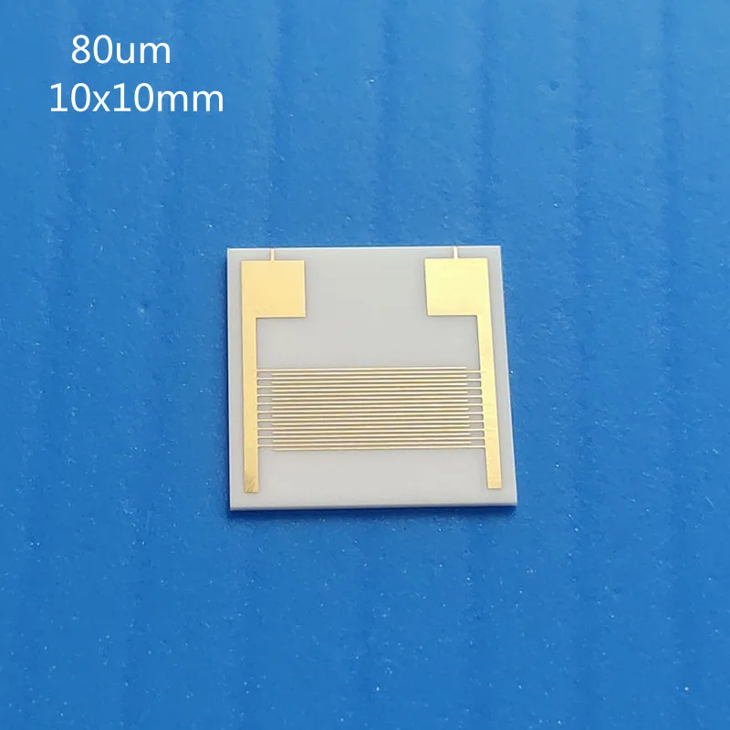 

80micron Ceramic Interdigital Electrode IDE Capacitive Array Biological Gas Humidity Sensor Chip