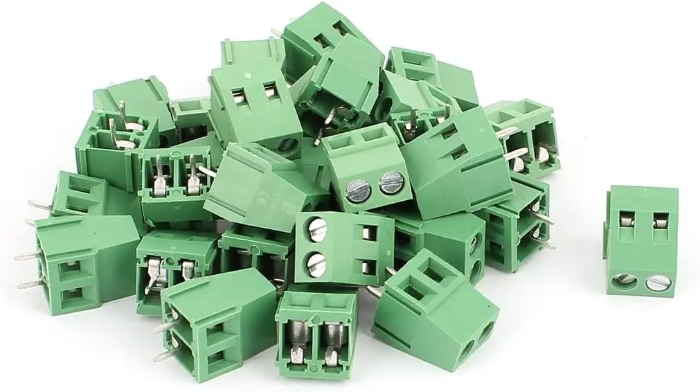 Keszoox 5.08mm Phoenix Connectors 30pcs 2 Pole 5.08mm 2P in PCB Mount Terminal Block Screw Connector 300V10A
Keszoox 5.08mm Phoenix Connectors 30pcs 2 Pole 5.08mm 2P in PCB Mount Terminal Block Screw Connector 300V10A