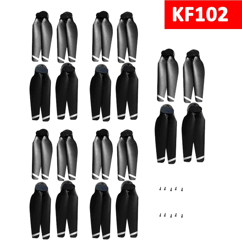 Комплект запасных частей для лопастей пропеллера KF102, 20 шт., для GPS, дрона, самолета, фотокамера KF-102 FPV, квадрокоптера, крыла, ротора, вентилятора, аксессуар