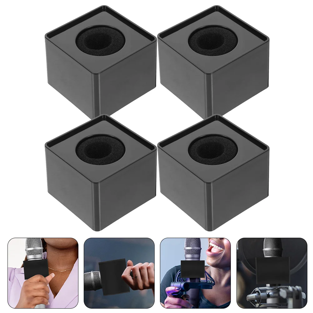 4 Pcs Microphone Label Wireless Flag Station Interview Stand Isolation Mini Logo Cube Customized Microphones Case Holder Cover
4 Pcs Microphone Label Wireless Flag Station Interview Stand Isolation Mini Logo Cube Customized Microphones Case Holder Cover