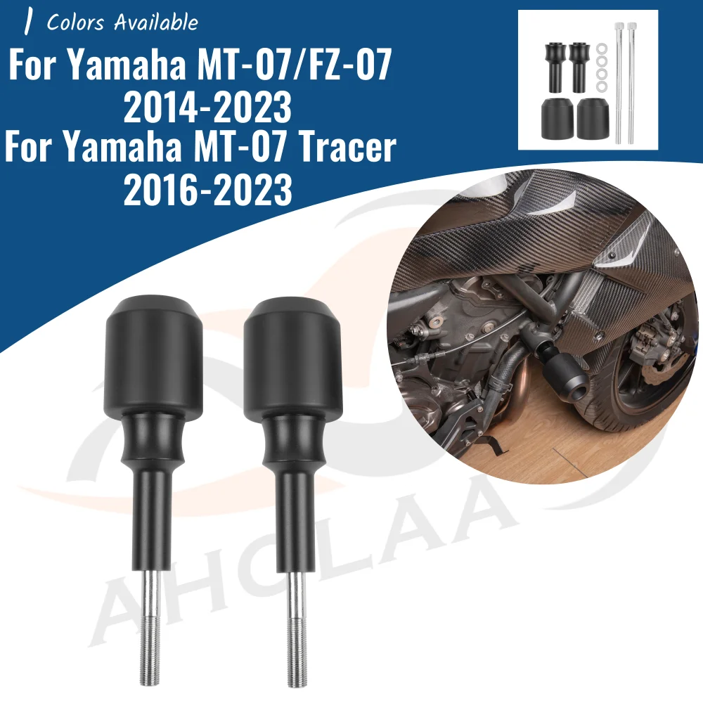 Для Yamaha MT-07 2014-2023 FZ07 MT07 рамка ползунок защита от падения Защитная Противоударная накладка против падения трассировщик аксессуары 700 GT
Для Yamaha MT-07 2014-2023 FZ07 MT07 рамка ползунок защита от падения Защитная Противоударная накладка против падения трассировщик аксессуары 700 GT