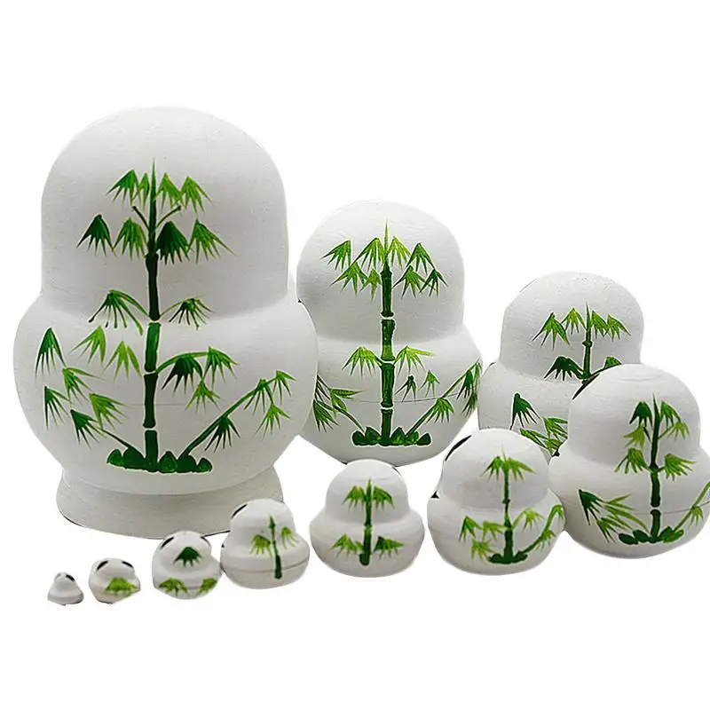 10Pcs/Set Russian Matryoshka Dolls Basswood Panda Animal Russian Nesting Toy Handmade Craft Kids Gift Souvenir Home Decor
10Pcs/Set Russian Matryoshka Dolls Basswood Panda Animal Russian Nesting Toy Handmade Craft Kids Gift Souvenir Home Decor