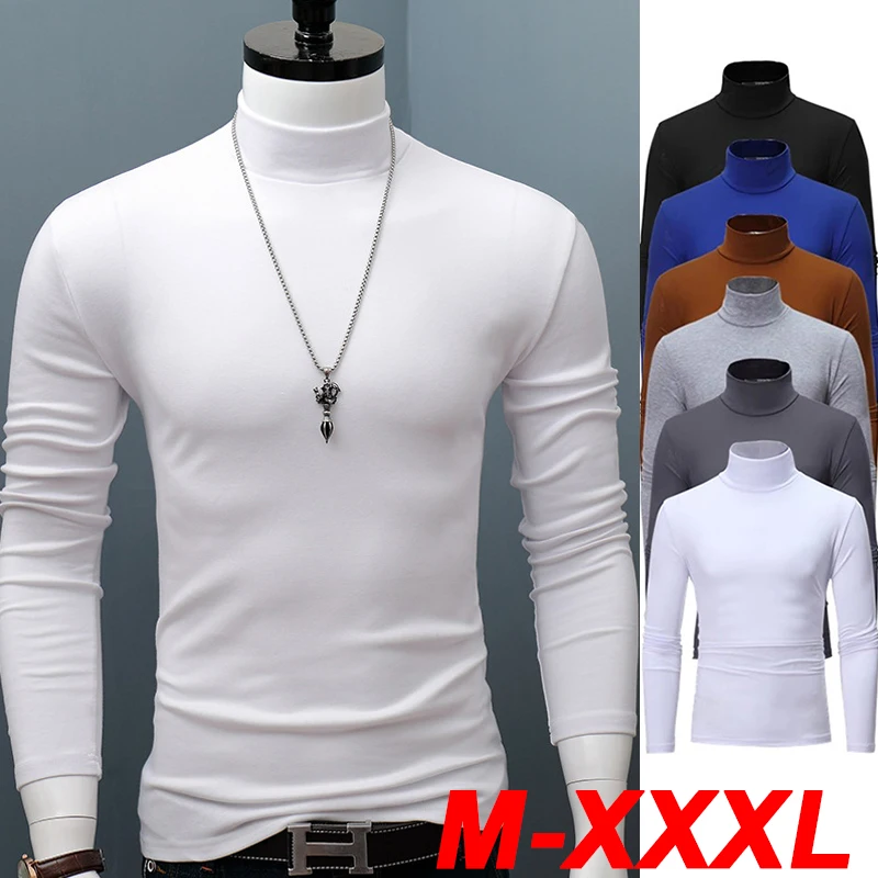 Men's Fashion Minimalist Tight Bottom Shirt Solid Color Long Sleeve T-shirt Solid Color High Neck Fitness Sweater
Men's Fashion Minimalist Tight Bottom Shirt Solid Color Long Sleeve T-shirt Solid Color High Neck Fitness Sweater