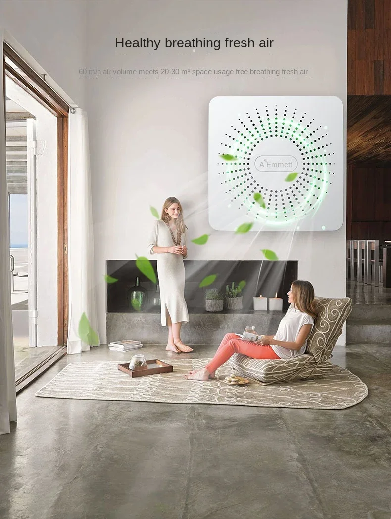 220V Emmet Fresh Air Dryer Wall Mounted Window Ventilation Fan, Bedroom Two-way Flow Purifying Exhaust Fan
220V Emmet Fresh Air Dryer Wall Mounted Window Ventilation Fan, Bedroom Two-way Flow Purifying Exhaust Fan