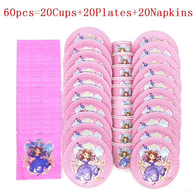 Disney Sofia the First Party Supplies Decorations Kids Birthday Disposable Tableware Cups Princess Party theme Favors Girls Set
Disney Sofia the First Party Supplies Decorations Kids Birthday Disposable Tableware Cups Princess Party theme Favors Girls Set