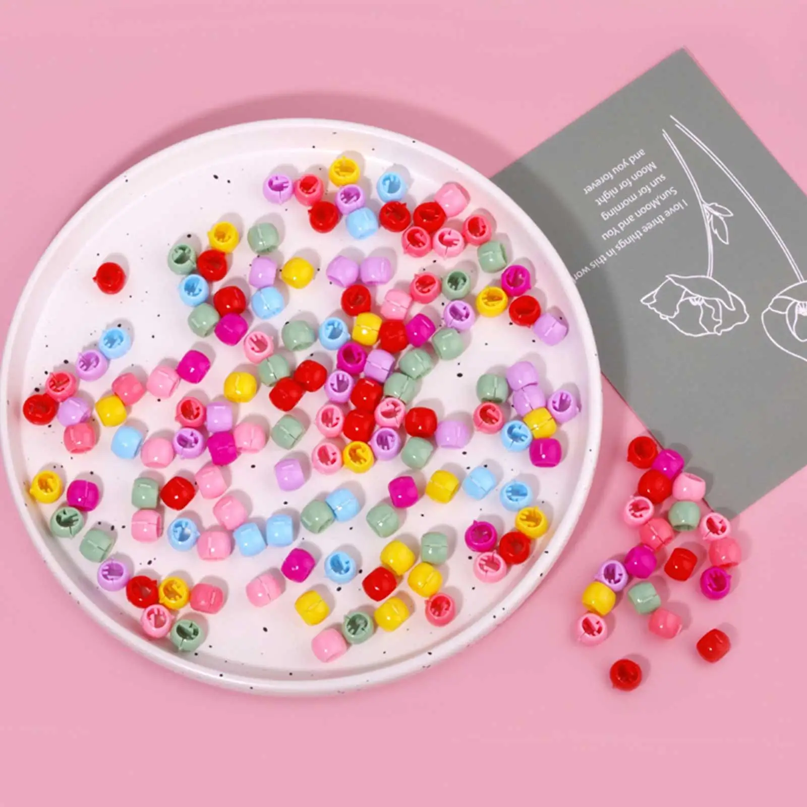 50pcs Mini Colorful Hair Claw Cute Star Heart Beads Girls Hair Hair Small Clip Hairpins Accessories Hair Fashion Styling U7T8
50pcs Mini Colorful Hair Claw Cute Star Heart Beads Girls Hair Hair Small Clip Hairpins Accessories Hair Fashion Styling U7T8