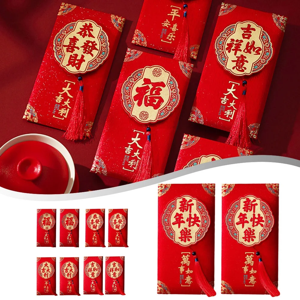 20 шт./партия, креативный красный китайский конверт Hongbao 2024, новогодний красный конверт для китайского праздника Весны HongBao
20 шт./партия, креативный красный китайский конверт Hongbao 2024, новогодний красный конверт для китайского праздника Весны HongBao