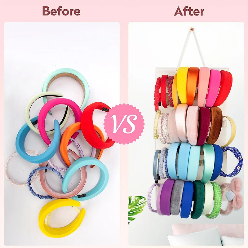 Hanging Wall Headband Holder For Women Girls Headbands Organizer Hair Bow Storage Hairpins Hair Accessories Display Stand
Hanging Wall Headband Holder For Women Girls Headbands Organizer Hair Bow Storage Hairpins Hair Accessories Display Stand