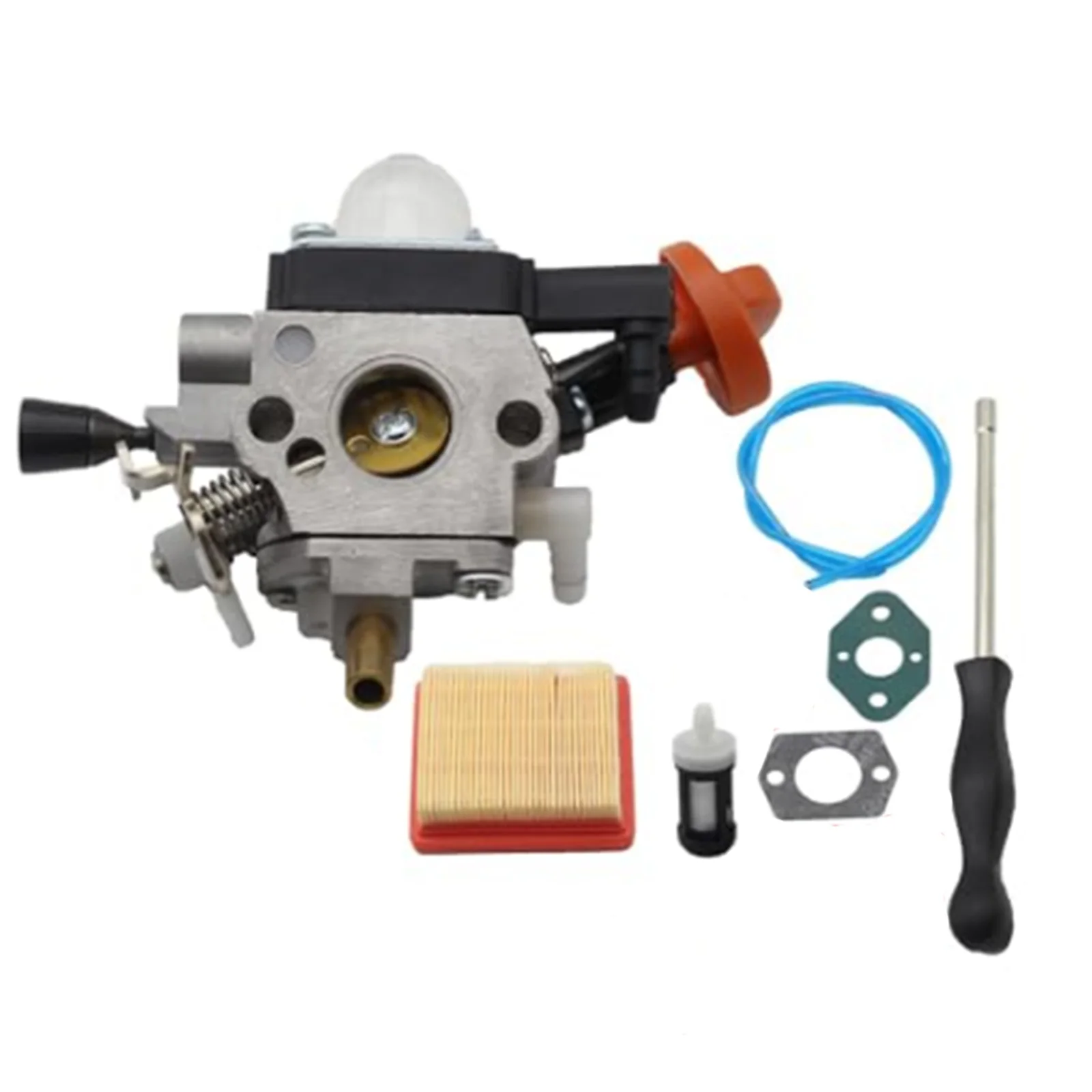 High Performance Trimmer Carburetor Kit 41801200615 Compatible with For FS91 For FS91R FS111 KM91R KM111R HT102
High Performance Trimmer Carburetor Kit 41801200615 Compatible with For FS91 For FS91R FS111 KM91R KM111R HT102