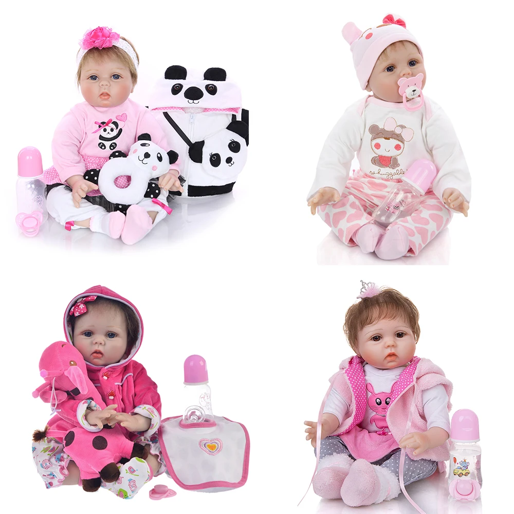 KEIUMI Lifelike 22'' Bebe Reborn 55 cm Soft Silicone Reborn Baby Silicone Stuffed Doll For Girl Birthday Xmas Gift
KEIUMI Lifelike 22'' Bebe Reborn 55 cm Soft Silicone Reborn Baby Silicone Stuffed Doll For Girl Birthday Xmas Gift