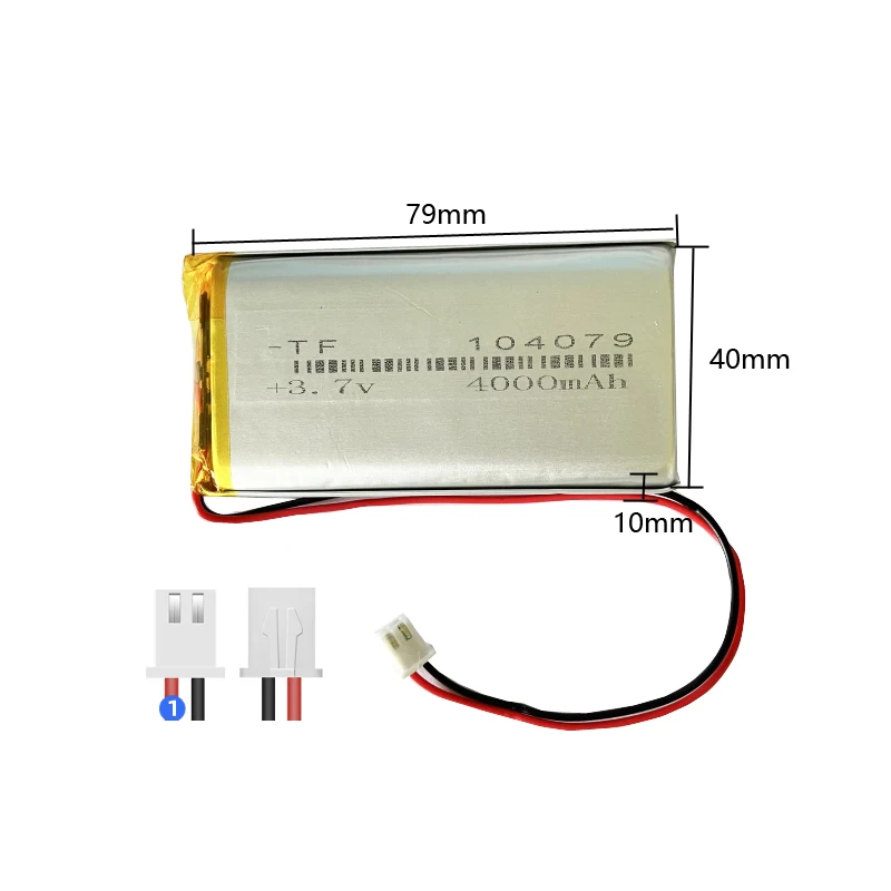 104079 3.7v 4000mah 104080 Polymer Lithium Li-Po Rechargeable Battery For Mobile Power Starter Locator
104079 3.7v 4000mah 104080 Polymer Lithium Li-Po Rechargeable Battery For Mobile Power Starter Locator