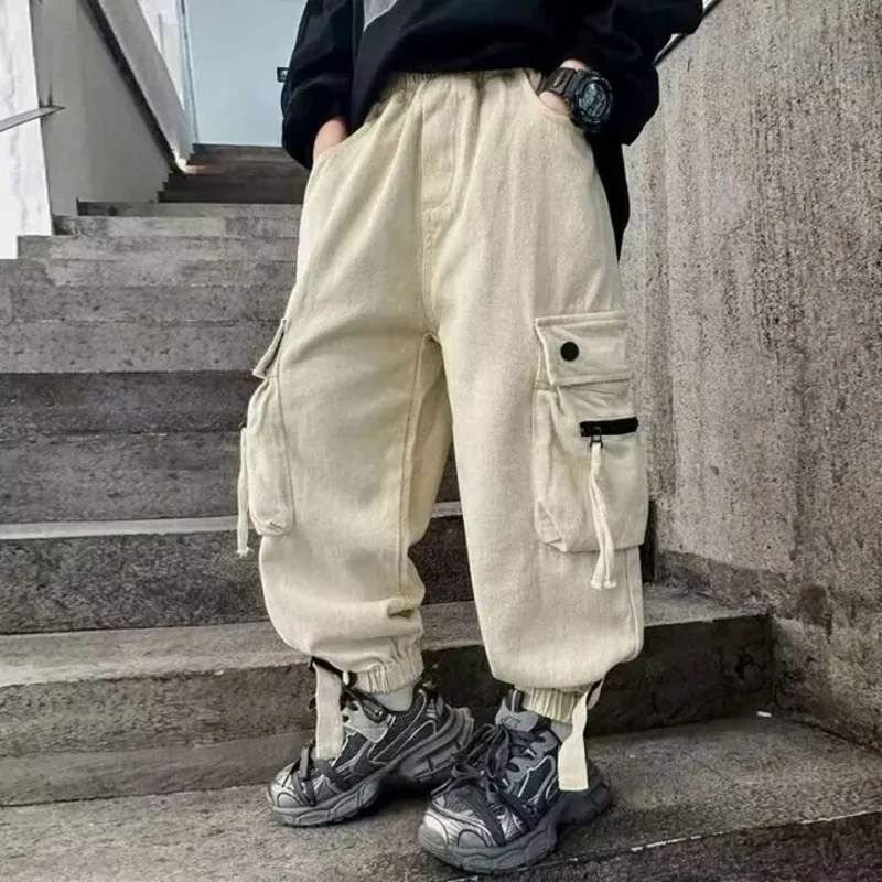 Spring Autumn Boys Pants Children Trousers Casual Kids Sports Pants 3 4 5 6 7 8 9 10 11 12 Year Retro Black High Street Pants 
Spring Autumn Boys Pants Children Trousers Casual Kids Sports Pants 3 4 5 6 7 8 9 10 11 12 Year Retro Black High Street Pants