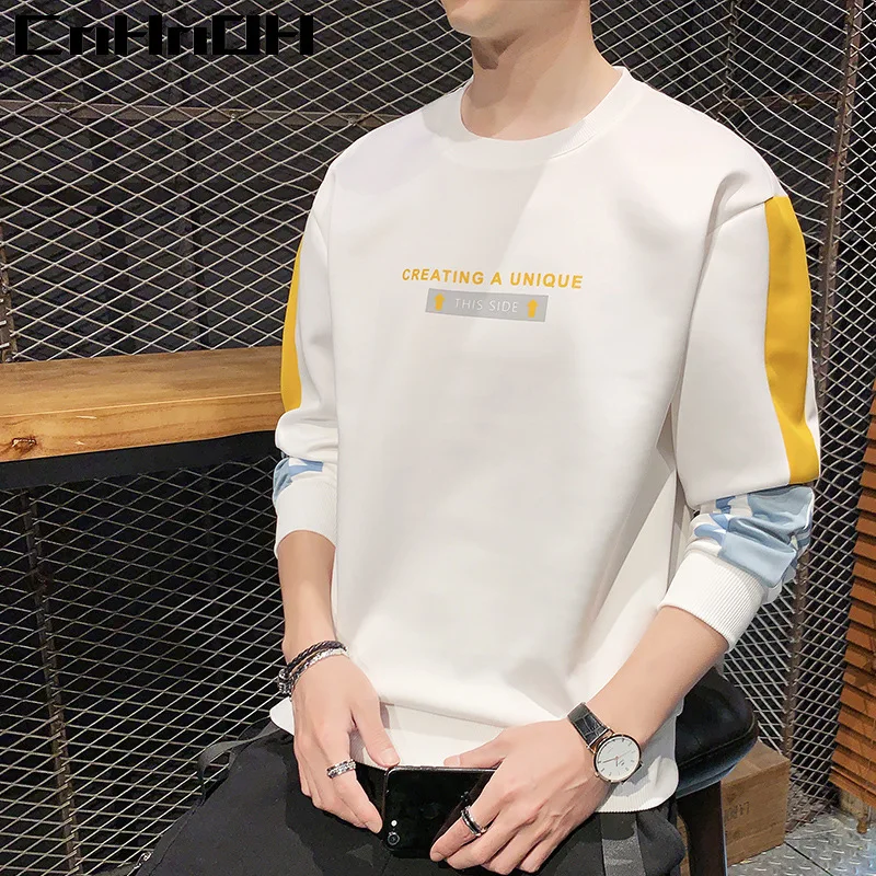 CnHnOH 2022 Spring Men's Fashion Casual Round Neck Sweater Men's Trend Printing Pullover Bottoming Shirt Simple Top Wholesale
CnHnOH 2022 Spring Men's Fashion Casual Round Neck Sweater Men's Trend Printing Pullover Bottoming Shirt Simple Top Wholesale