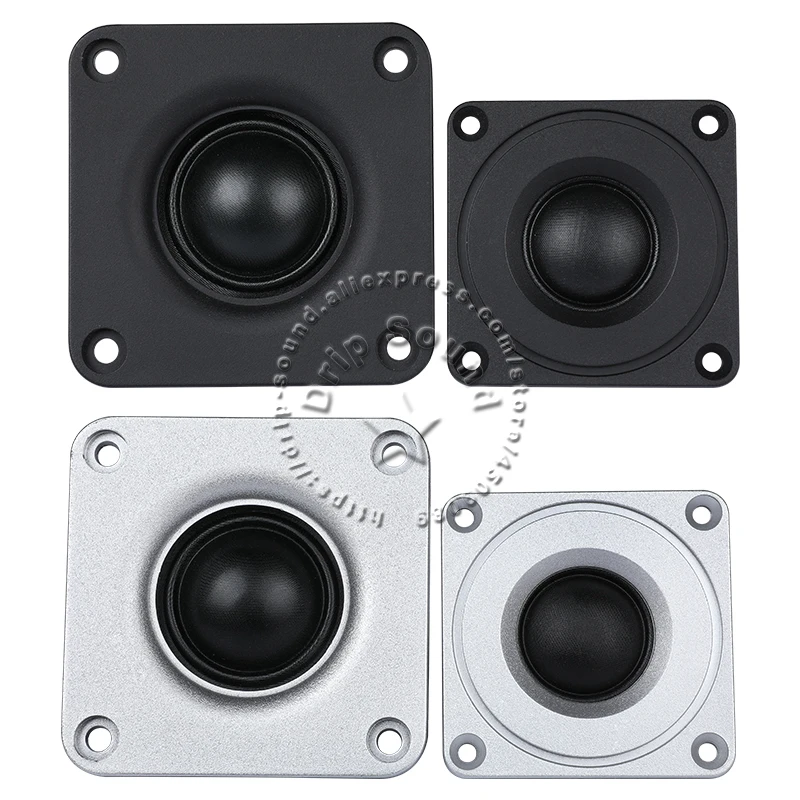 2pcs 6Ohm 20-Core/4Ohm 25-Core HIFI Silk Film Tweeter Home Audio Car Modification Treble Speaker Stereo Loudspeaker Horn
2pcs 6Ohm 20-Core/4Ohm 25-Core HIFI Silk Film Tweeter Home Audio Car Modification Treble Speaker Stereo Loudspeaker Horn