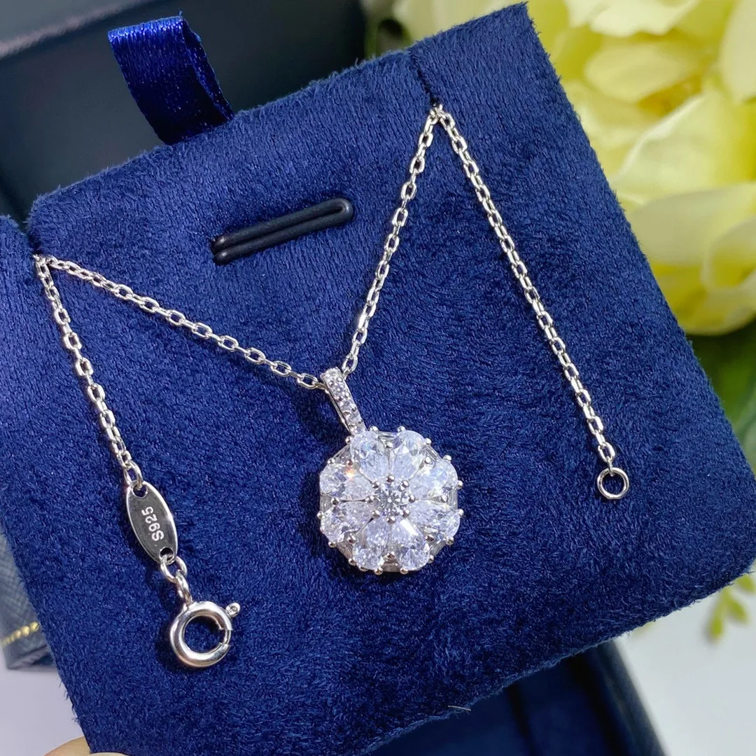 High Quality S925 Sterling Silver Sun Flower Necklace Special-shaped For Women Jewelry LN062
High Quality S925 Sterling Silver Sun Flower Necklace Special-shaped For Women Jewelry LN062