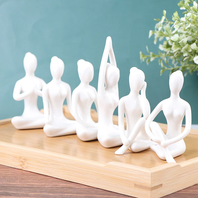 1pc 6 Styles Meditation Yoga Pose Statue Figurine Ceramic Yoga Figure Decor Ornament
1pc 6 Styles Meditation Yoga Pose Statue Figurine Ceramic Yoga Figure Decor Ornament