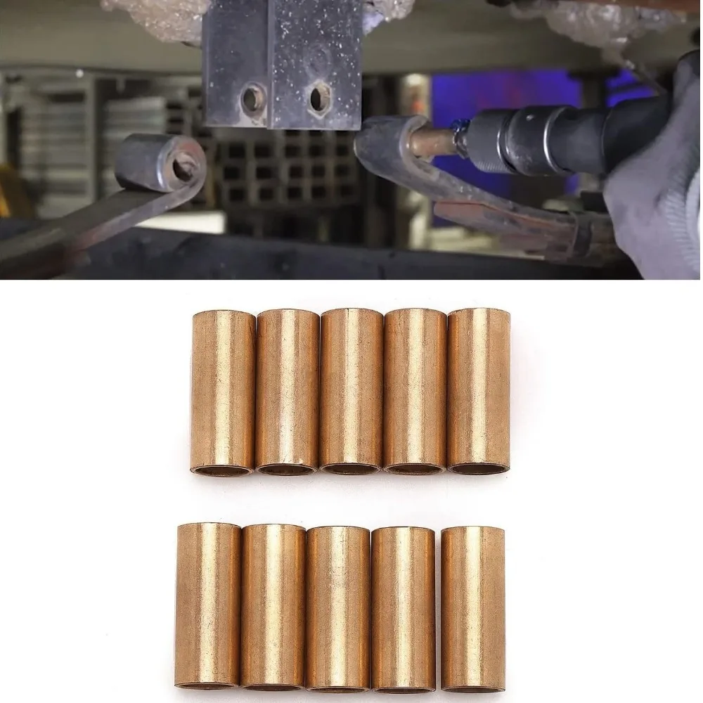 Wear Resistant Tin Bronze Leaf Spring Bushing Kit, 9/16" x 11/16" x 1-3/4" for Trailer Dexter Axle Replace K7129100
Wear Resistant Tin Bronze Leaf Spring Bushing Kit, 9/16" x 11/16" x 1-3/4" for Trailer Dexter Axle Replace K7129100