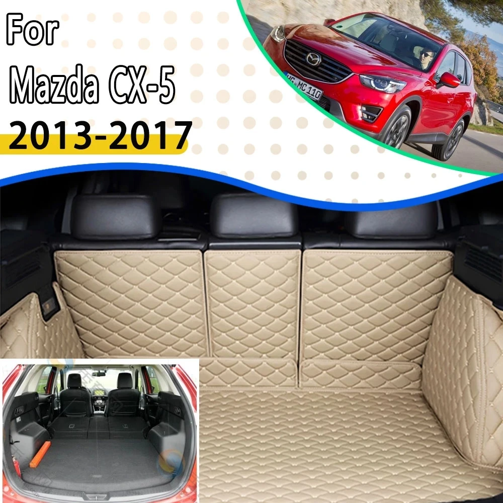 

Car Rear Trunk Mats For Mazda CX-5 CX5 CX 5 KE 2013 2014 2015 2016 2017 5seat Waterproof Car Matts Tapis Voiture Car Accessories