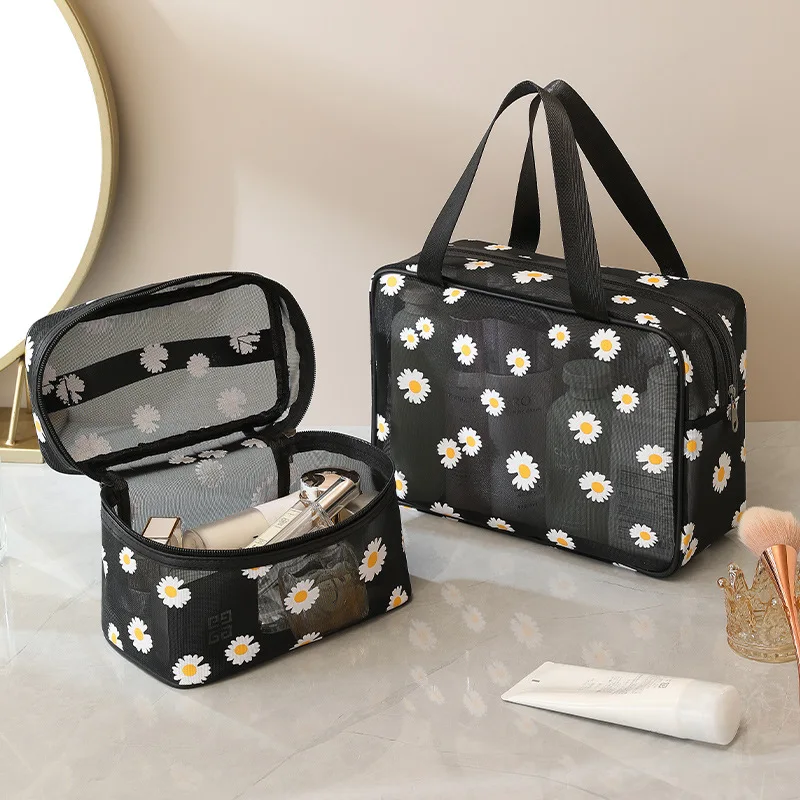 New Daisy Mesh Bag Cosmetic Bag Large Capacity Portable Travel Wash Bag Thickened Portable Storage Bag Waterproof
New Daisy Mesh Bag Cosmetic Bag Large Capacity Portable Travel Wash Bag Thickened Portable Storage Bag Waterproof