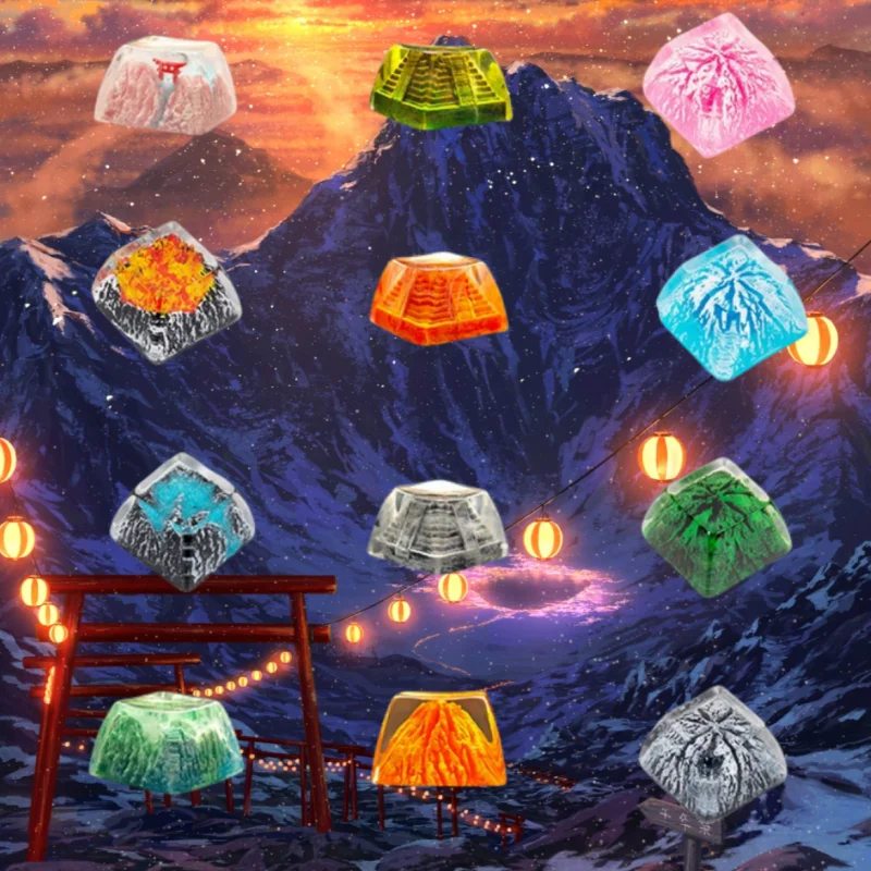 Keycap Scenery Imported Handmade Resin Mechanical Keyboard DIY Keycap Jokul Crater Personalized Birthday Creativity Decoration
Keycap Scenery Imported Handmade Resin Mechanical Keyboard DIY Keycap Jokul Crater Personalized Birthday Creativity Decoration