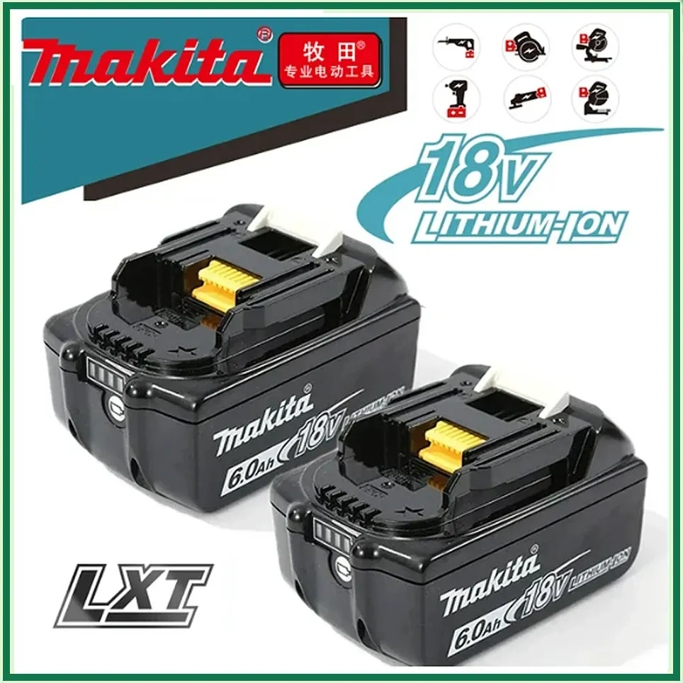 makita-100% Original Rechargeable Power Tool Battery Replaceable LED Lithium-ion 6.0Ah 18V LXT 400 BL1860B BL1860 BL1850 BL1830
makita-100% Original Rechargeable Power Tool Battery Replaceable LED Lithium-ion 6.0Ah 18V LXT 400 BL1860B BL1860 BL1850 BL1830