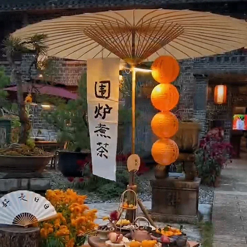 Изготовленный на заказ Зонт для приготовления чая, большой зонт для приготовления чая из масляной бумаги, зонт от солнца для китайского двора, водонепроницаемый
Изготовленный на заказ Зонт для приготовления чая, большой зонт для приготовления чая из масляной бумаги, зонт от солнца для китайского двора, водонепроницаемый