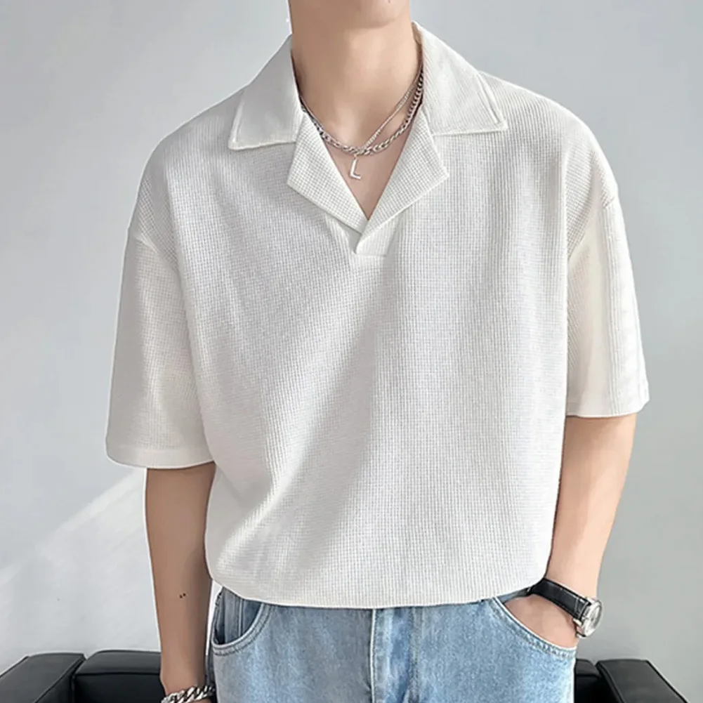 Tees Shirt Business Casual Collar Comfortable Elegant Half Sleeve Korean Lapel Polyester Regular Daily Holiday
Tees Shirt Business Casual Collar Comfortable Elegant Half Sleeve Korean Lapel Polyester Regular Daily Holiday