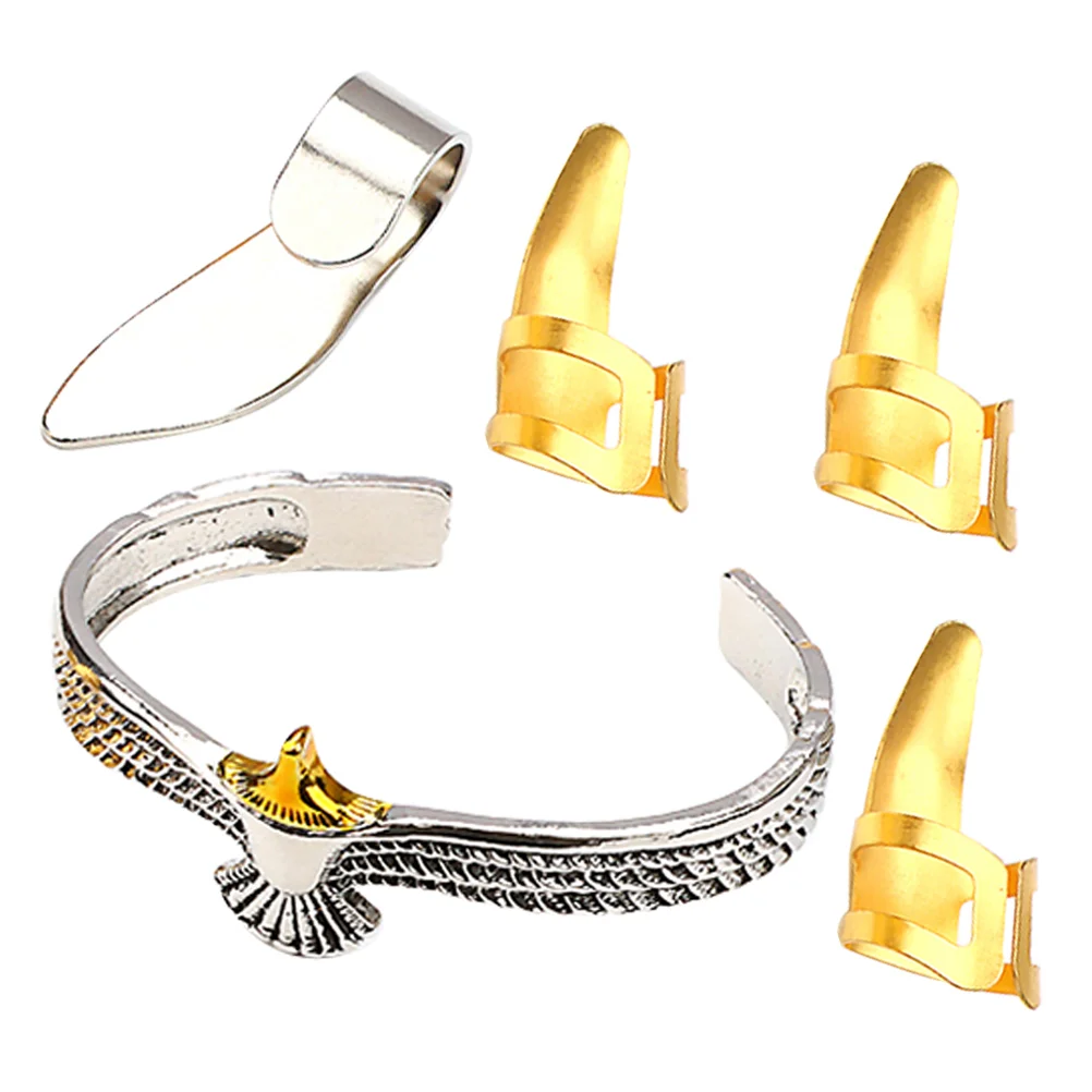 1 Set of Finger Pick Set Metal Finger Pick Protector Metal Guitar Thumb Finger Picks with Bracelet
1 Set of Finger Pick Set Metal Finger Pick Protector Metal Guitar Thumb Finger Picks with Bracelet