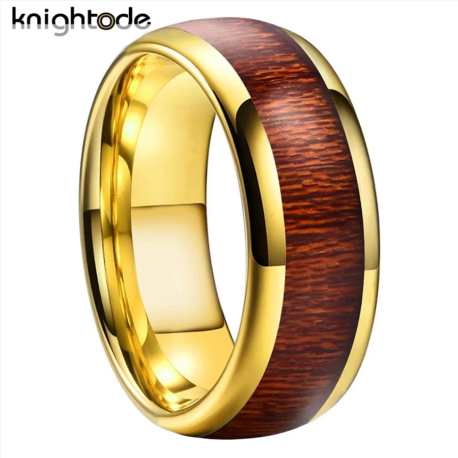 8mm Yellow Tungsten Carbide Rings Inlay Real Wood Engagement Wedding Band Dome Polished Comfort Fit
8mm Yellow Tungsten Carbide Rings Inlay Real Wood Engagement Wedding Band Dome Polished Comfort Fit